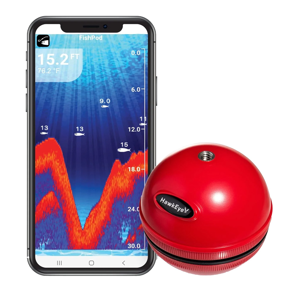 HawkEye FishPod® 5X Bluetooth Fishfinder | Bundle of 2
